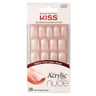 Kiss Acrylic French Nude Nails 28 pcs