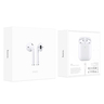 Hoco True Wireless Earbuds with Built-In Mic, White, EW25