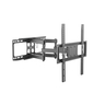Skill Tech Affordable Full-Motion TV Wall Mount For Double Stud, 26 -60 inches, Vesa 400 x 400, Black, SH-446P
