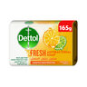 Dettol Fresh Anti-Bacterial Bathing Soap Bar Citrus & Orange Blossom Fragrance 165 g