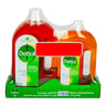 Dettol Anti Bacterial Antiseptic Disinfectant Original Value Pack 2 Litres + 1 Litre