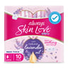 Always Skin Love Pads Lavender Freshness Thick & Large 10 pcs