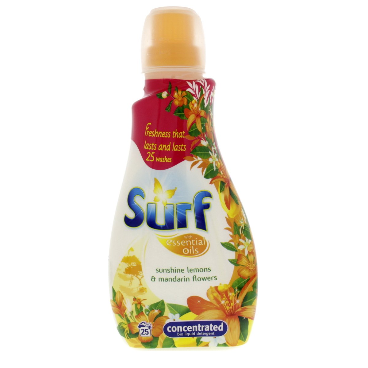 Surf Liquid Detergent Lemon And Mandarin  875ml