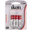 Ikon Alkaline AAA Battery IKLR03BP4, Pack of 4Pc