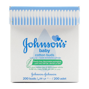 Johnson's Baby Pure Cotton Buds 200pcs