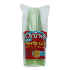 Orinex Colors Party Cups 18oz 24pcs