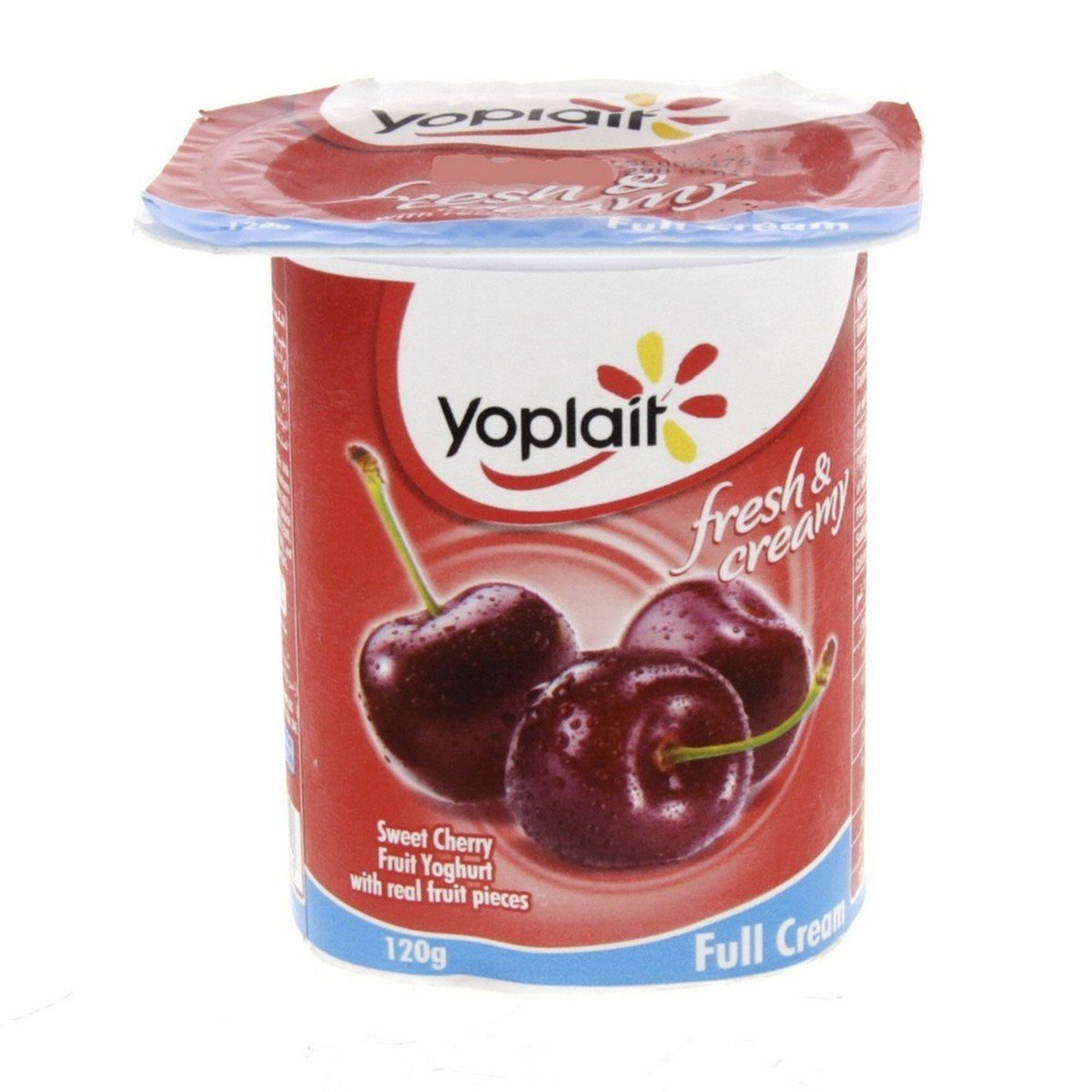 Yoplait Sweet Cherry Fruit Yoghurt Full Cream 120 g