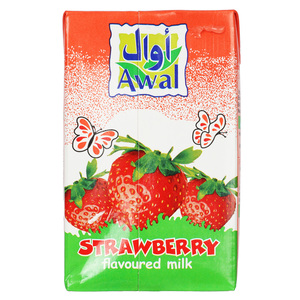 Awal Strawberry Flavoured Milk 6 x 250ml