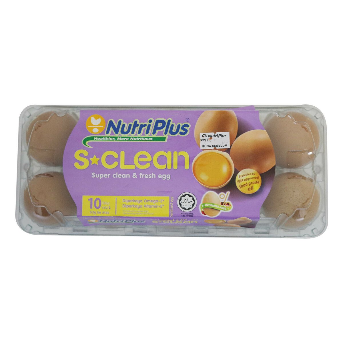 Nutriplus Fresh Clean Egg 10pcs
