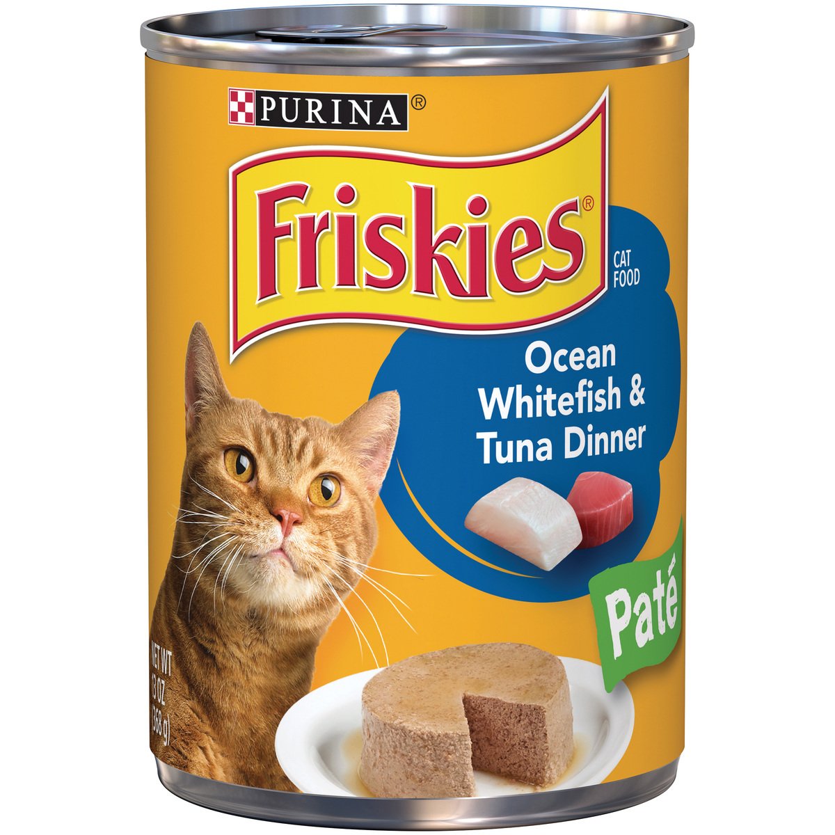 Purina Friskies Ocean Whitefish and Tuna Wet Cat Food 6 x 368 g