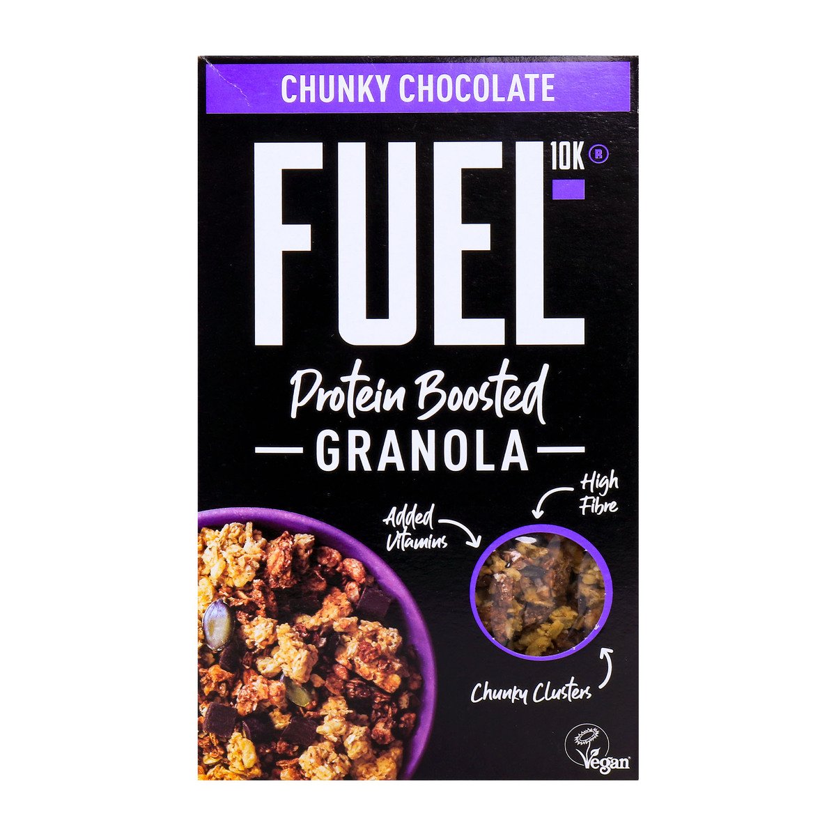 Buy Fuel 10K Protein Boosted Granola Chunky Chocolate 400 g Online at Best Price | Health Cereals | Lulu KSA in Saudi Arabia