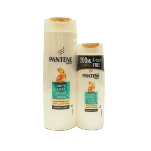 Pantene Pro-V Smooth And Silky Shampoo 400ml + 200ml