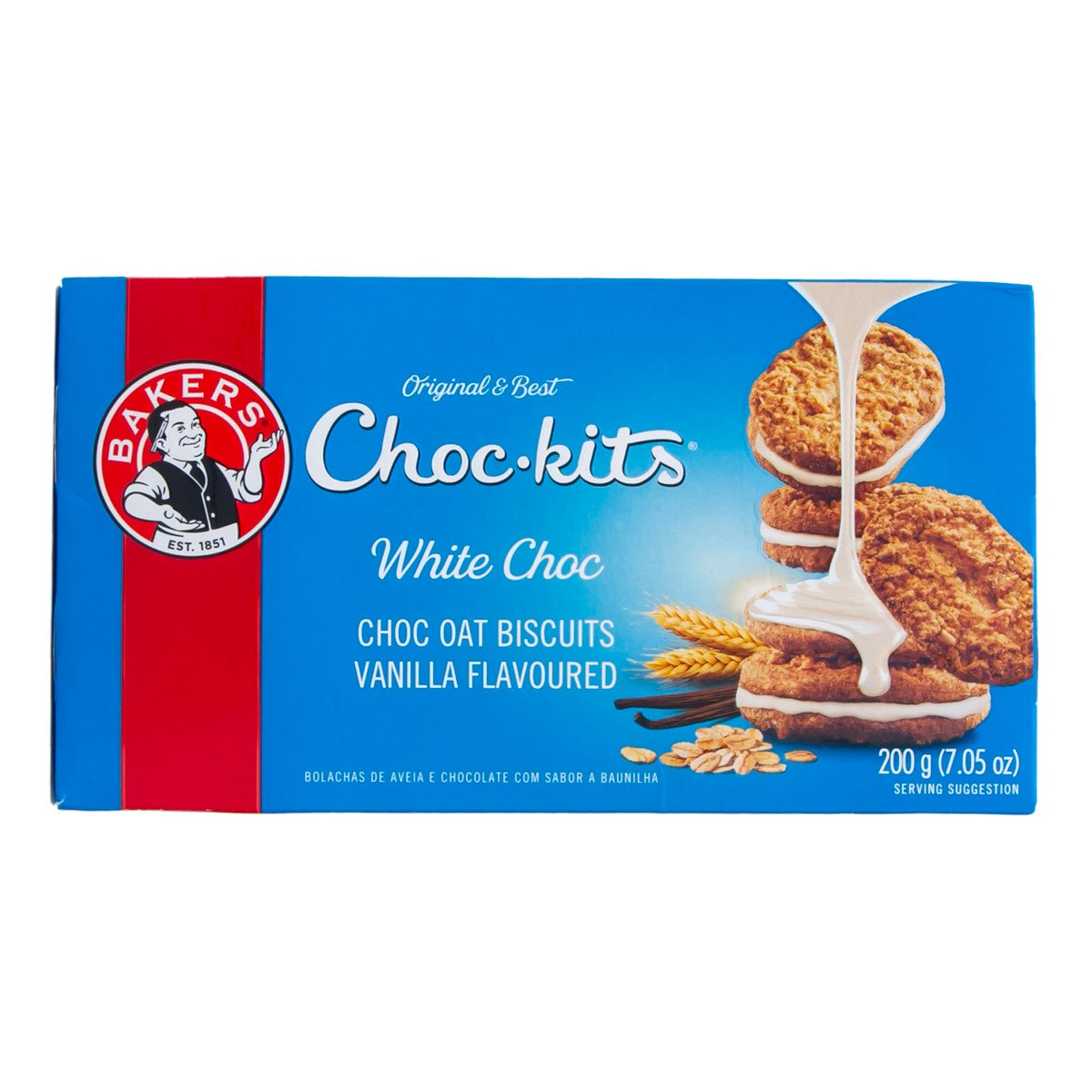 Baker's Choc-kits White Biscuits 200 g