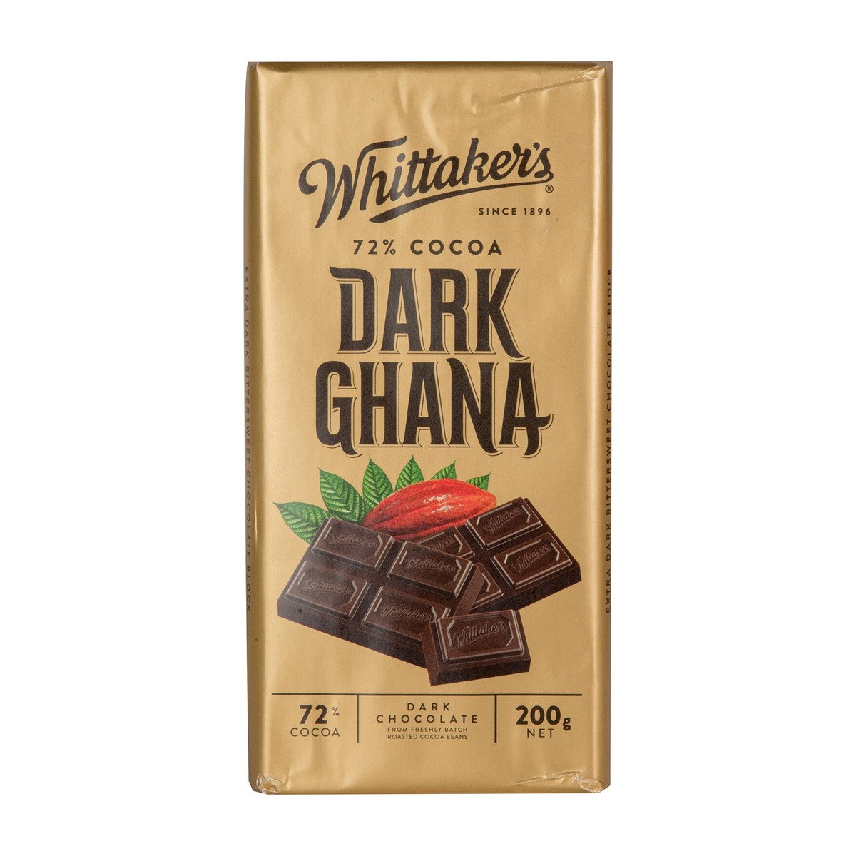 Whittaker's Dark Ghana Dark Chocolate 200 g