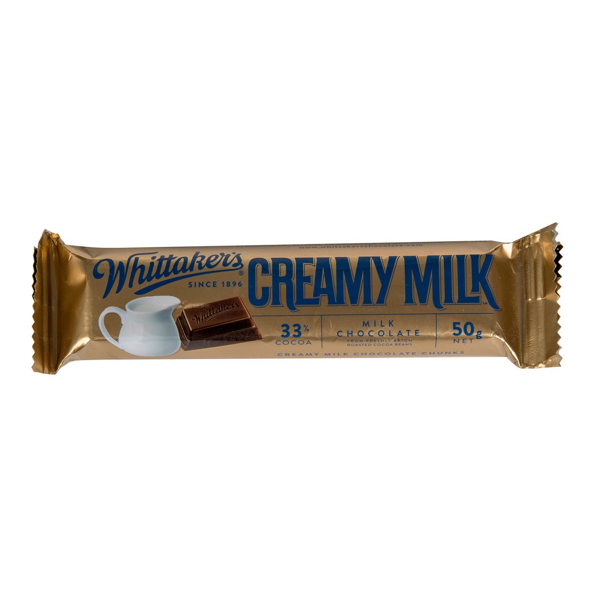Whittaker's Creamy Milk Chocolate Chunks 50 g