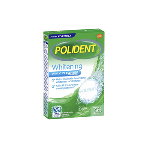 Polident Denture Cleanser Whitening 36Pcs