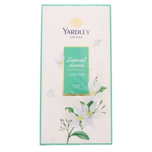 Yardley Imperial Jasmine Luxury Soap 3 x 100g