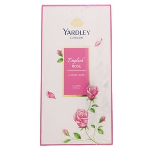 ياردلي صابون فاخر برائحة الورد الانجليزي 3 × 100 جم