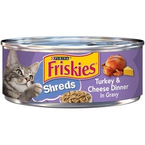 Friskies Savory Shreds Turkey & Cheese Dinner 156g