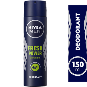 Nivea Men Fresh Power Musk Scent Deodorant 150 ml