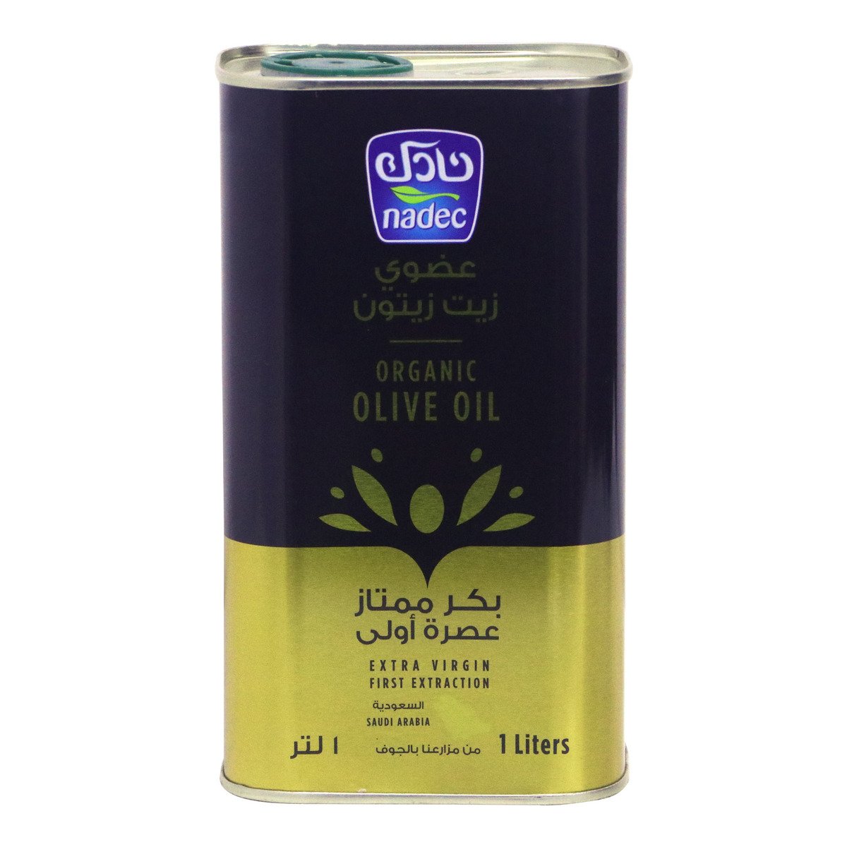 Buy Nadec Organic Extra Virgin Olive Oil 1Litre Online at Best Price | Olive Oil | Lulu KSA in Saudi Arabia