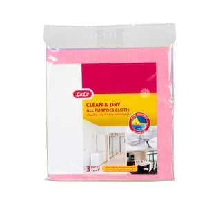 LuLu Clean & Dry All Purpose Cloth 3pcs