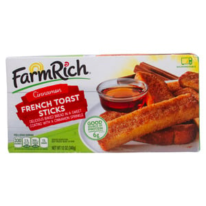 Farm Rich French Toast Sticks Cinnamon 340g