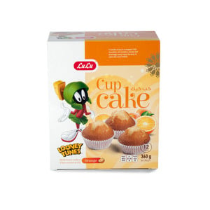 LuLu Orange Cupcake 12 x 30g