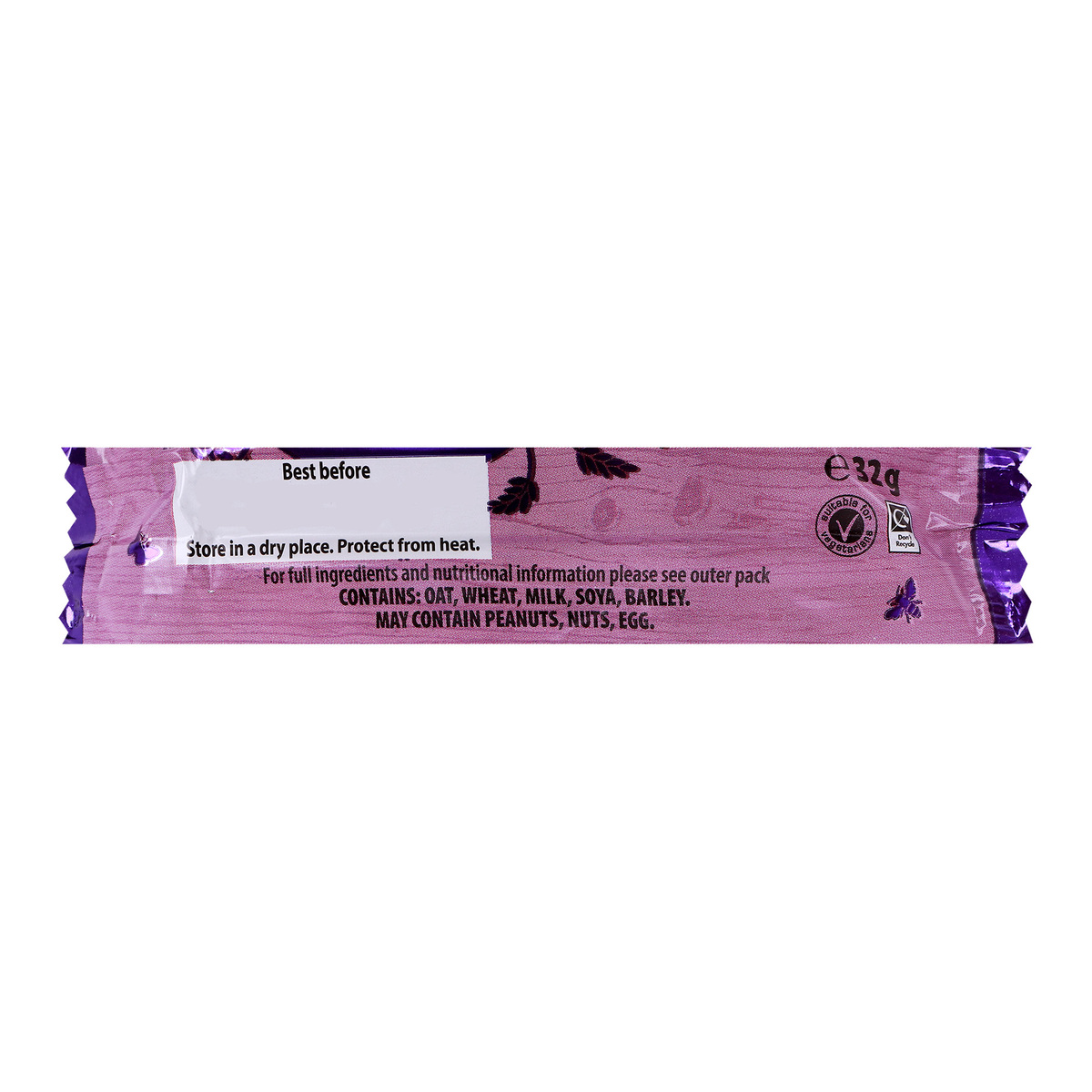 Cadbury Raisin Brunch Bar 5 x 32 g