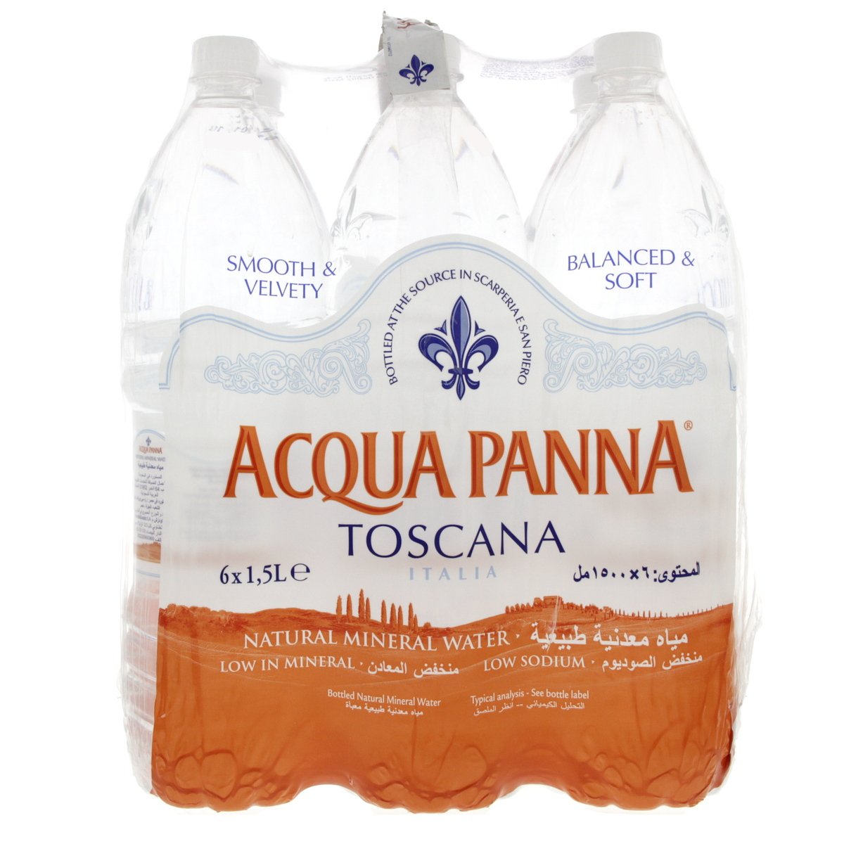 Buy Acqua Panna Toscana Bottled Natural Mineral Water 1.5 Litres Online at Best Price | Mineral/Spring water | Lulu Kuwait in Kuwait