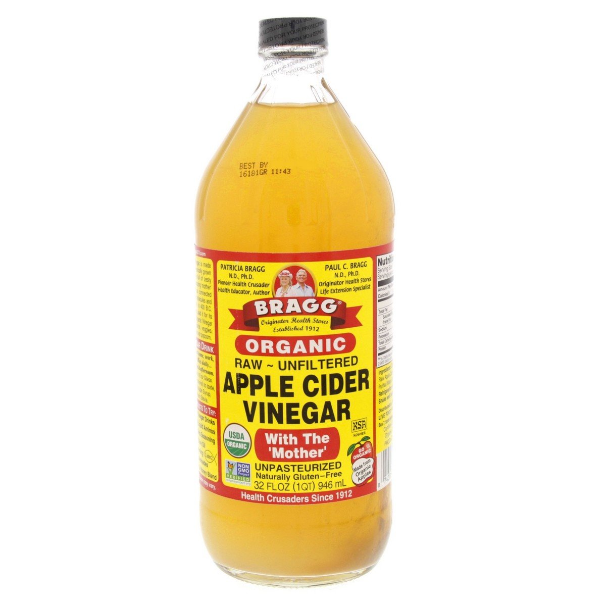 Bragg Organic Apple Cider Vinegar 946ml Online at Best Price | Organic Food  | Lulu UAE
