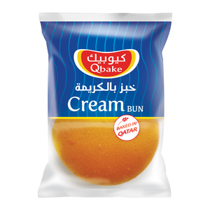 Qbake Cream Bun 1pc