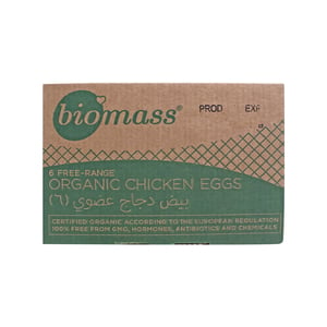 Biomass Organic Chicken Eggs 6pcs