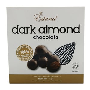 Estana Panned Dark Almond 70g