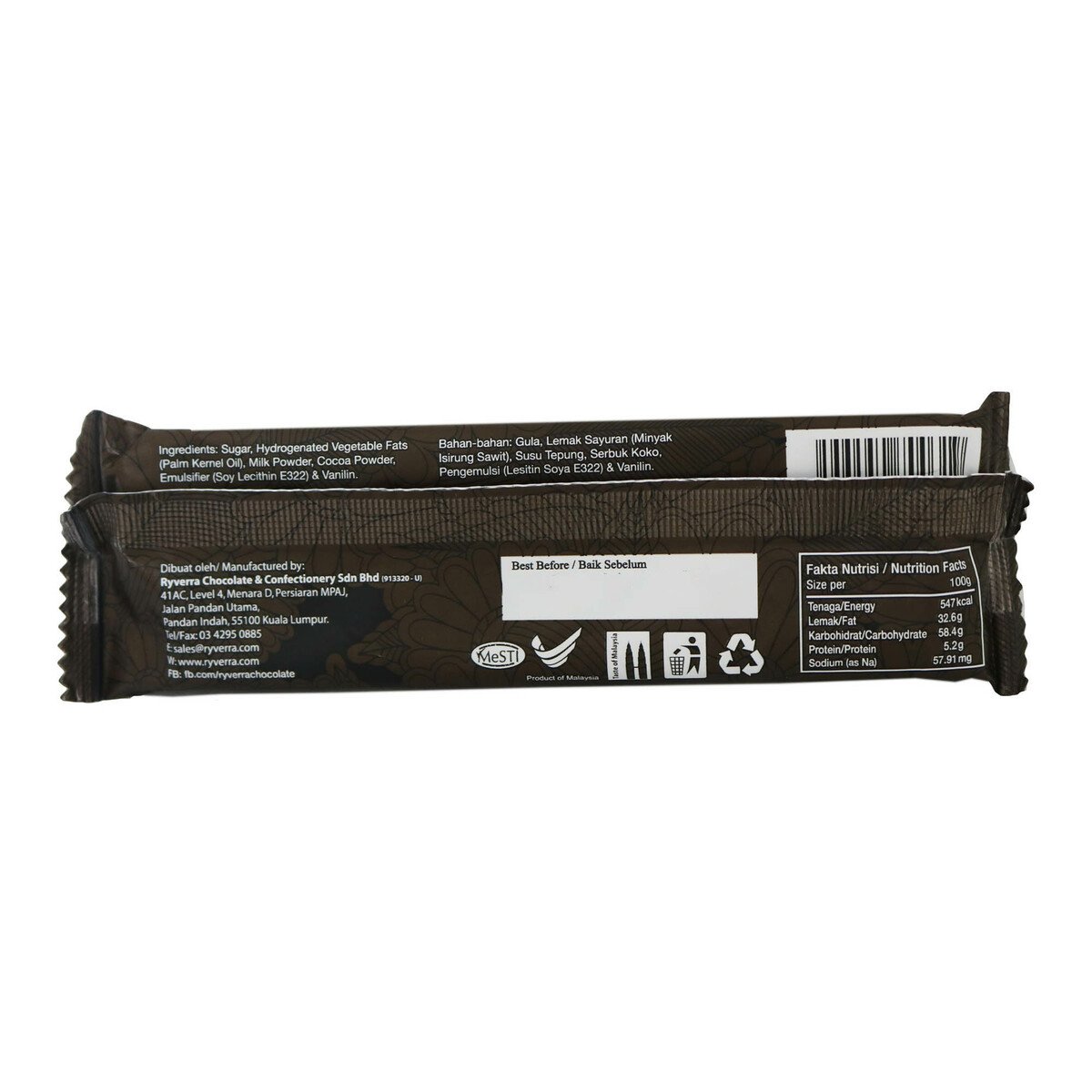 Estana Milk Chocolate Bar 45g