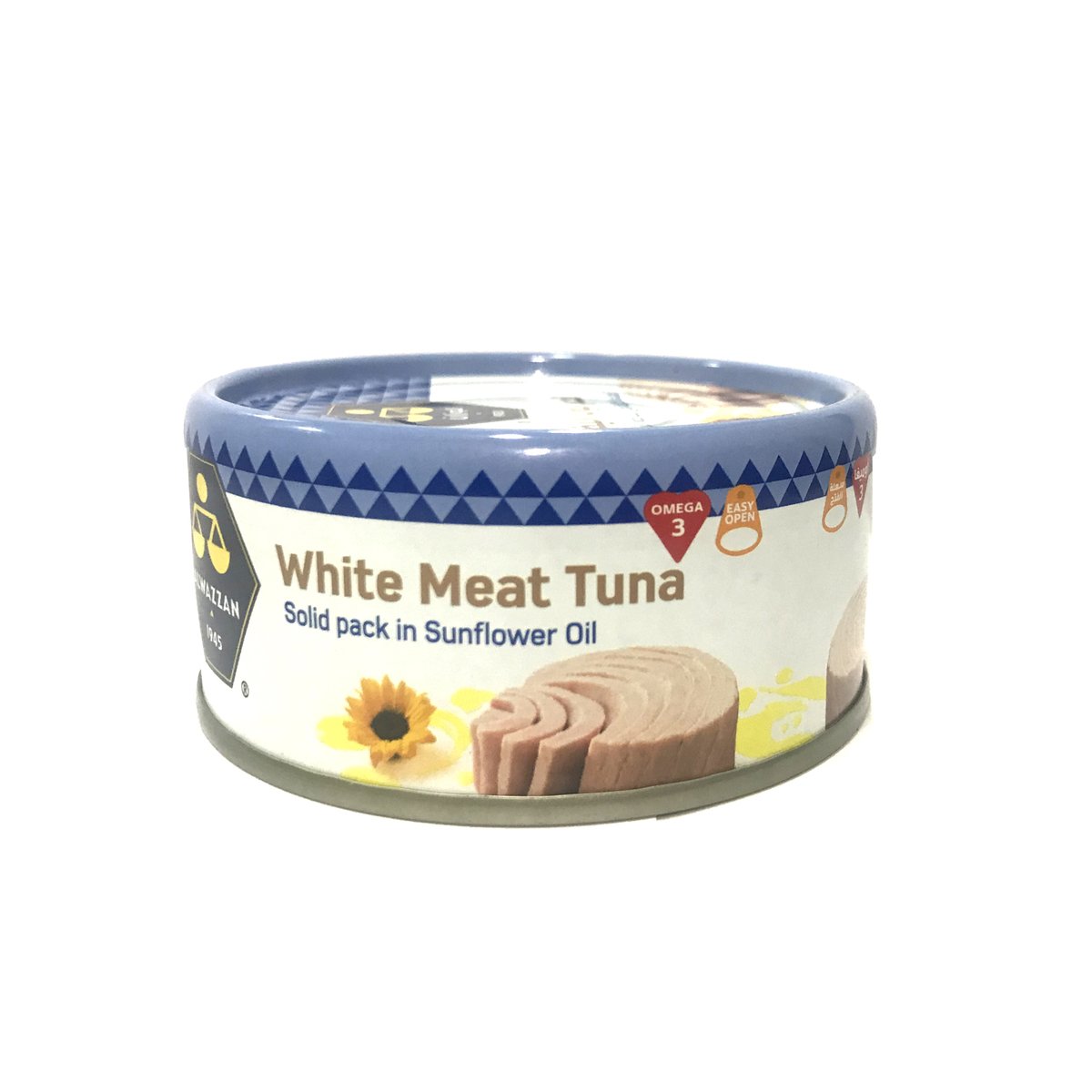 اشتري قم بشراء Al Wazzan White Meat Tuna In Sunflower Oil 160g Online at Best Price من الموقع - من لولو هايبر ماركت Canned Tuna في الكويت