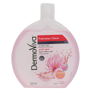 Dabur Dermoviva  Saffron Pomegranate Papaya Facial Cleansing Toner 225 ml
