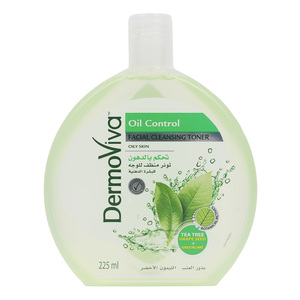 Dabur Dermoviva Oil Control Tea Tree & Grape Seed  Facial Cleansing Toner 225 ml
