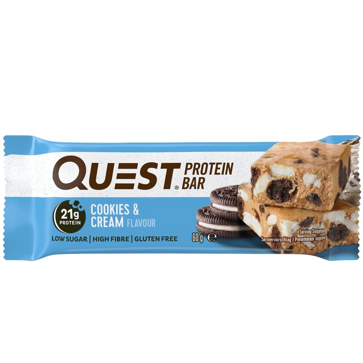 Quest Protien Bar Cookies & Cream Flavour 60g