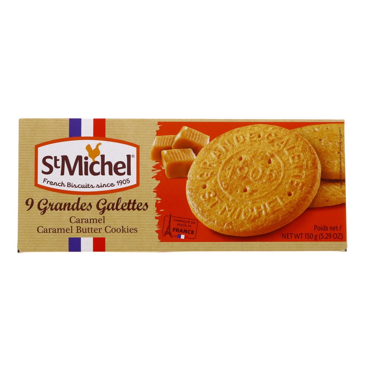 St Michel Caramel Butter Cookies 150 g