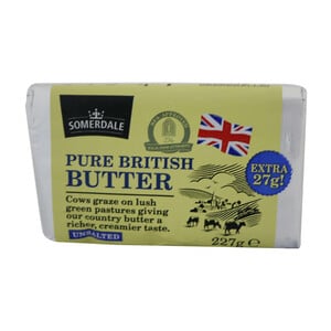 Somerdale Unsalted Pure Britsh Butter 227g