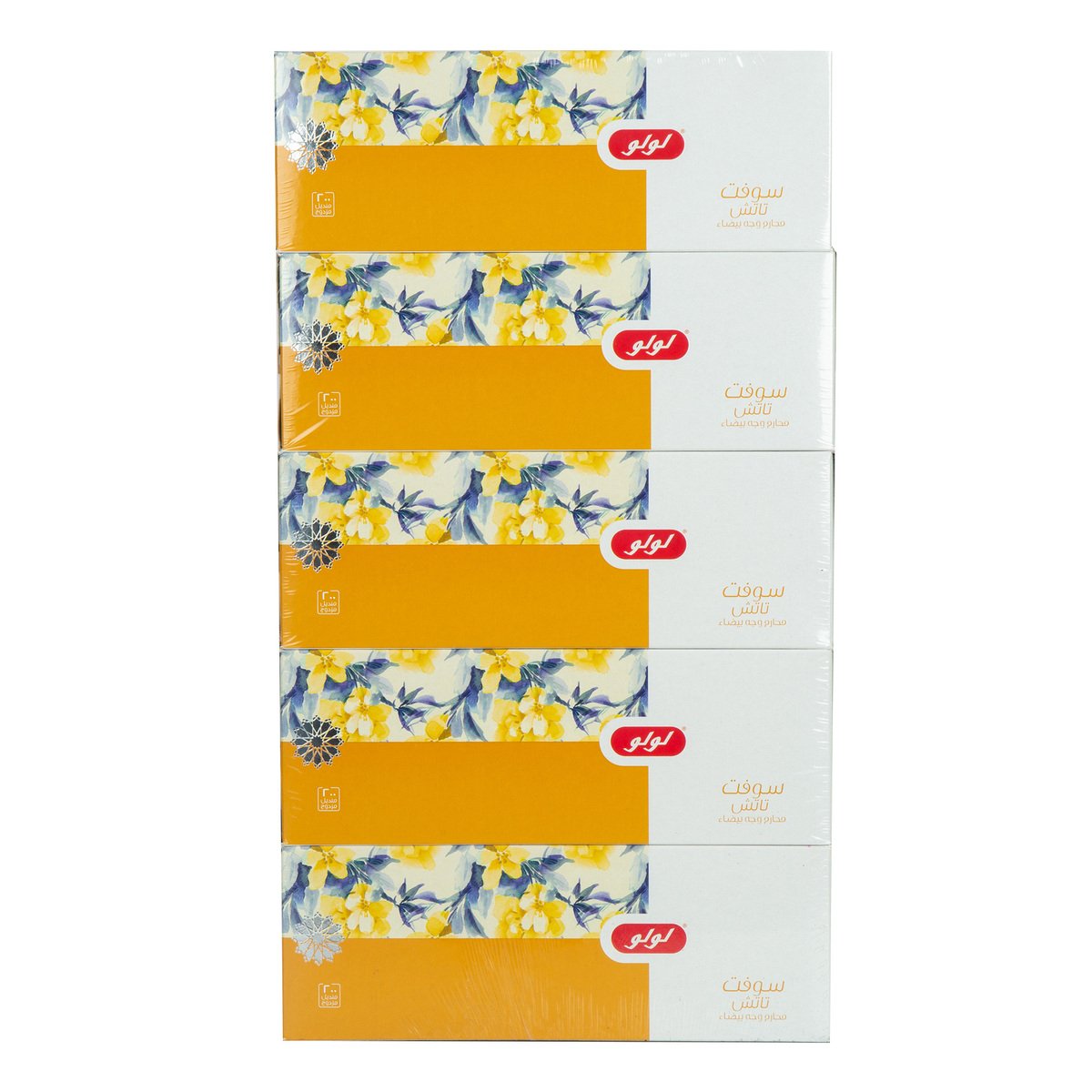 LuLu Softouch Facial Tissue 2ply 200 Sheets 4+1