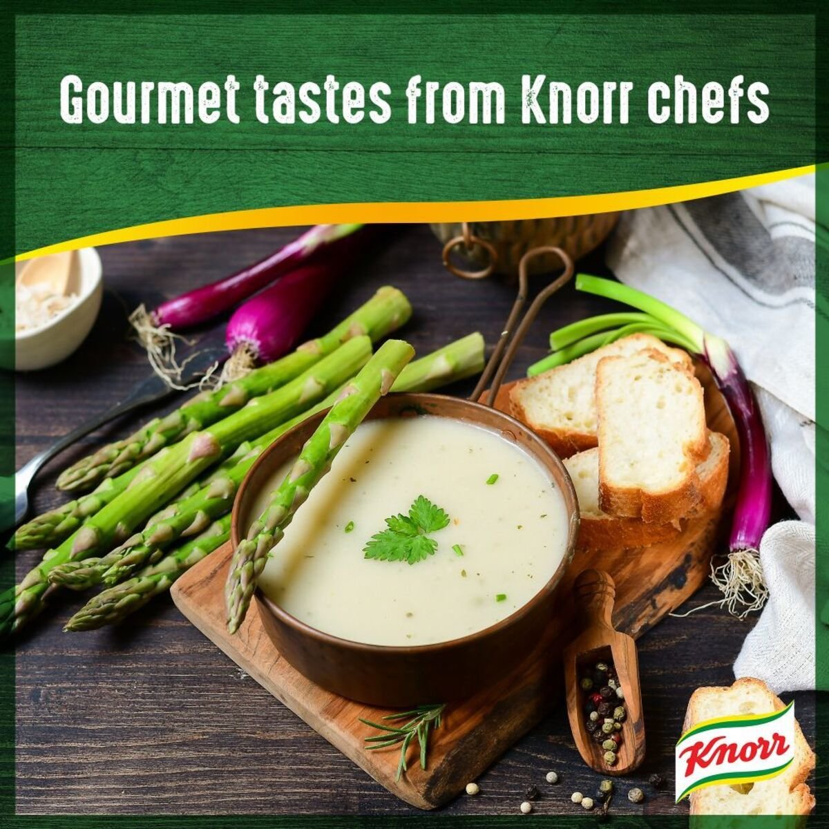 Knorr Soup White & Green Asparagus 12 x 40 g