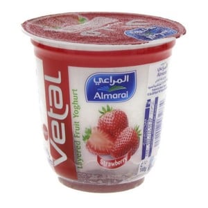 Al Marai Vetal Layered Fruit Yoghurt Strawberry 140g