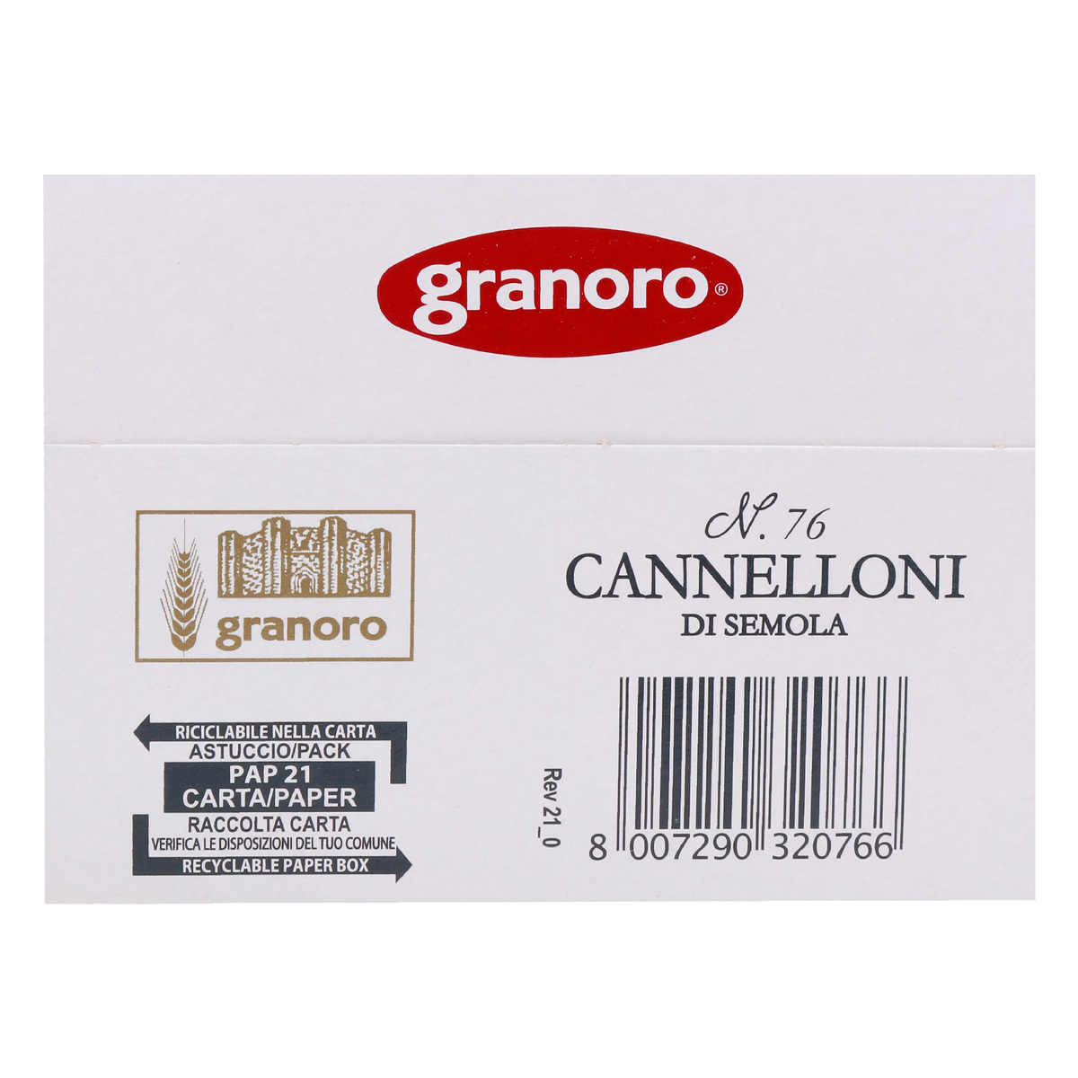 Granoro Cannelloni No. 76 250 g