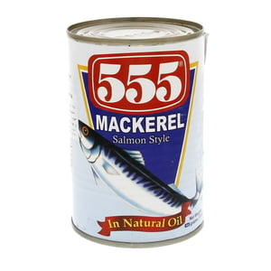 555 Mackerel In Natural Oil 425g