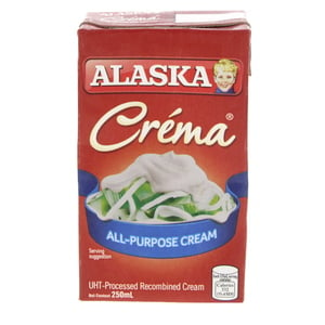 اشتري قم بشراء Alaska Crema All Purpose Cream 250 ml Online at Best Price من الموقع - من لولو هايبر ماركت Filipino في الكويت