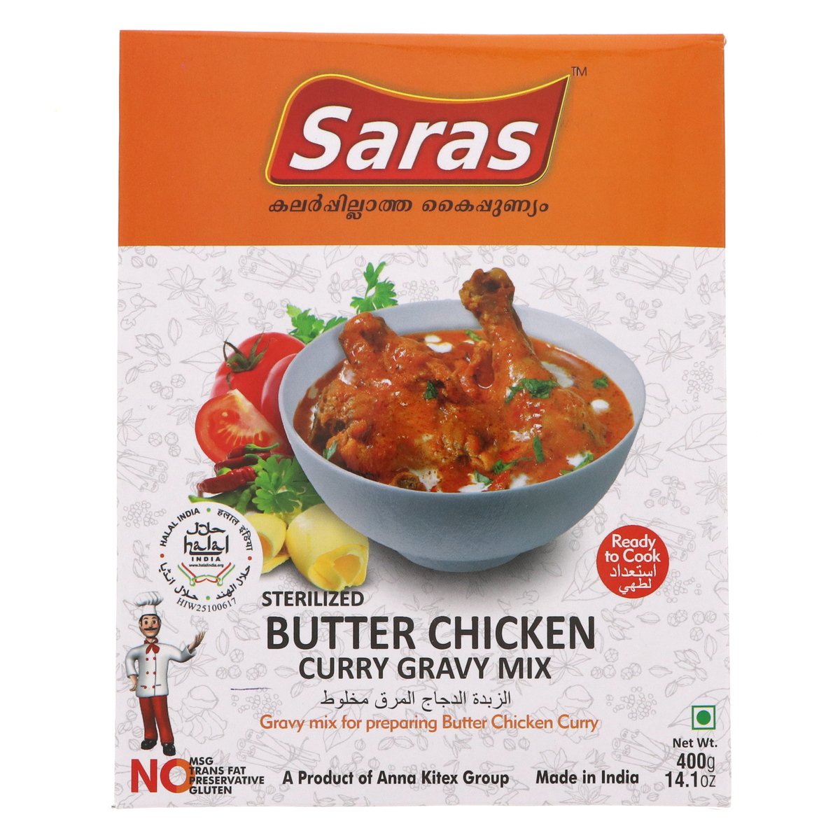 Saras Butter Chicken Gravy Mix 400 g