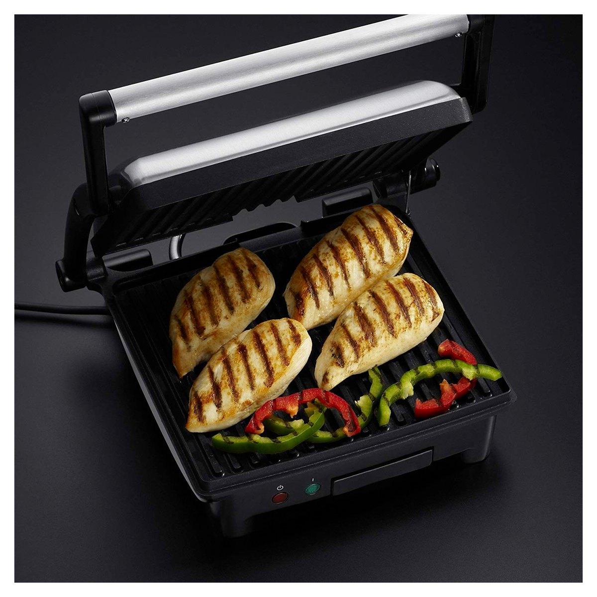 svale Af storm Barmhjertige Russell Hobbs Panini Maker, Grill and Griddle 17888 1800W Online at Best  Price | Barbeque Grills | Lulu Qatar
