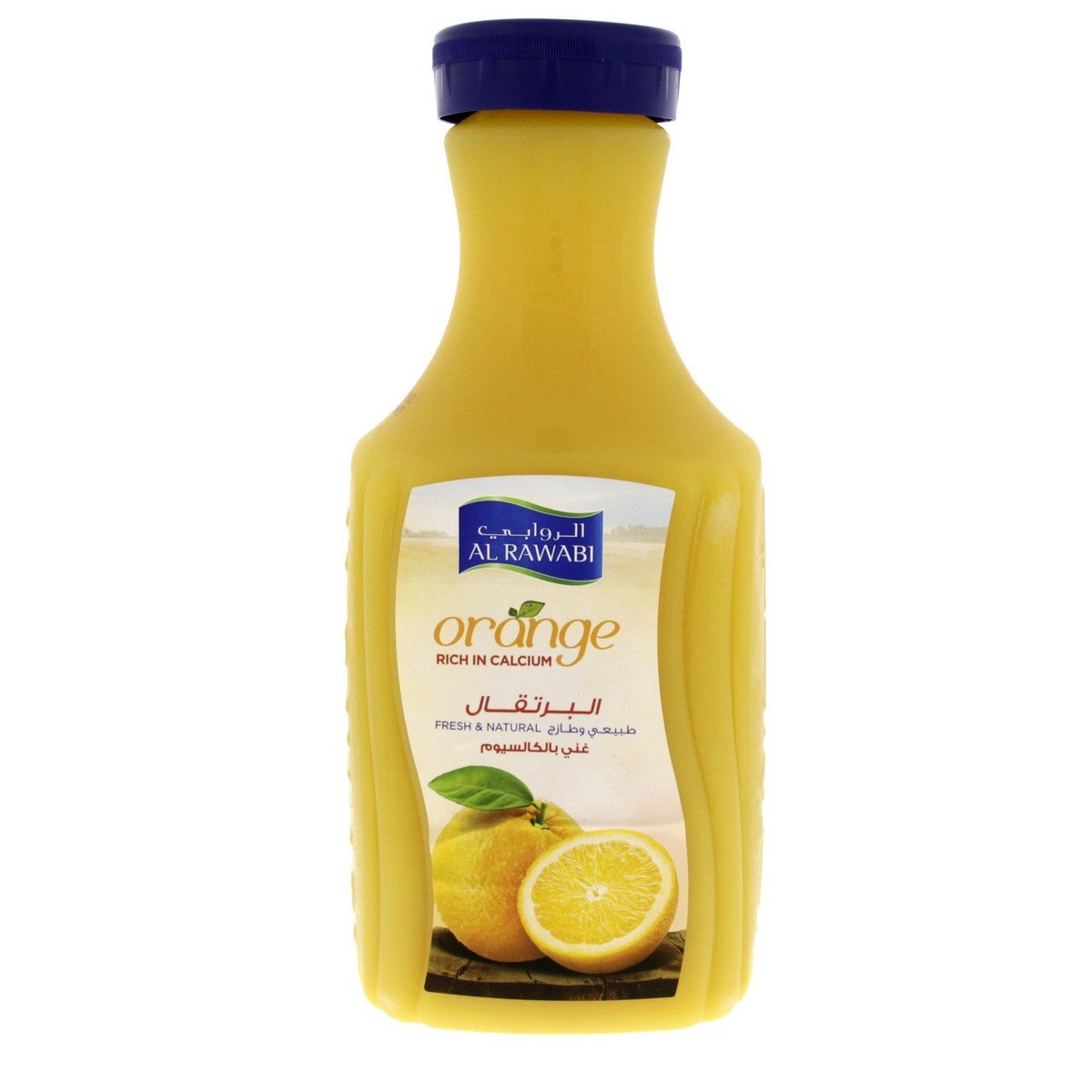 الروابي عصير برتقال غني بالكالسيوم 1.75 لتر
